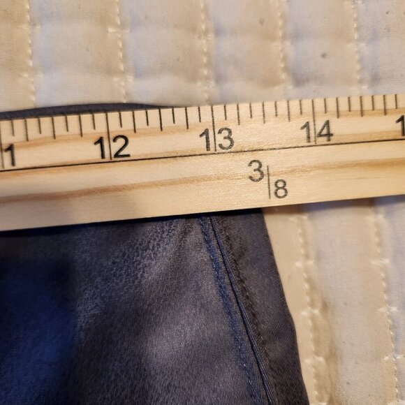 7 Seven Gunmetal Faux Leather Leggings Size Medium - Picture 10 of 10